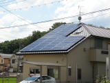 奈良 太陽光発電ソーラーパネル住宅配置東面 奈良 太陽光発電ソーラーパネル住宅配置東面